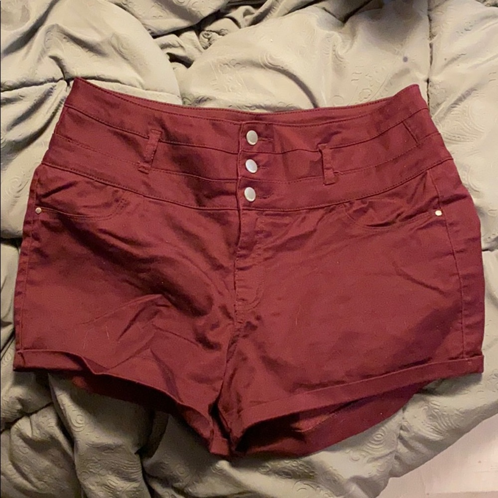 High waisted shorts